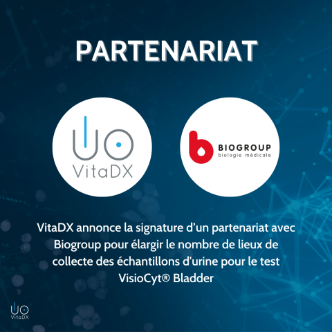Partenariat VitaDX Biogroup